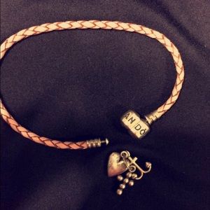 Pink robe pandora bracelet