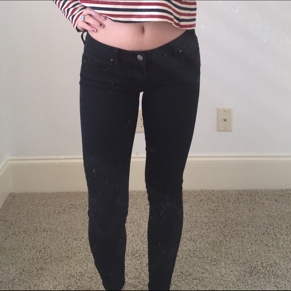 Black Mid-Rise Pacsun Jeans