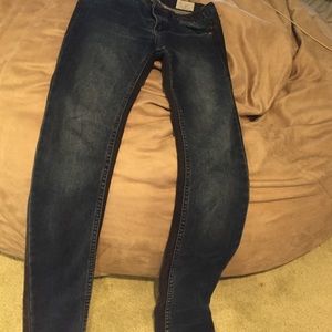 Black and Dark Wash Skinny Jeans