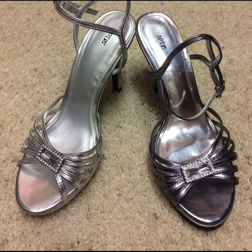 Silver heels