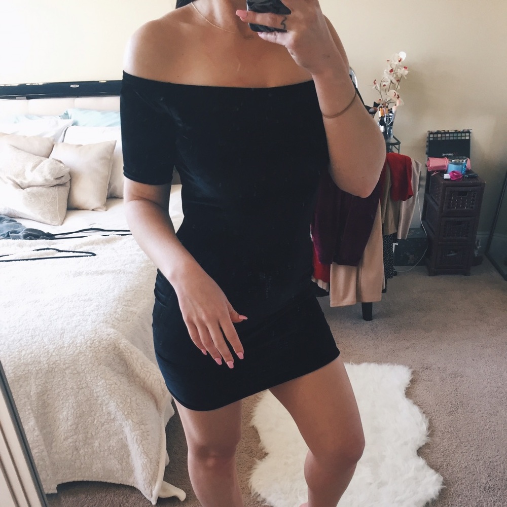 Black Velvet Dress
