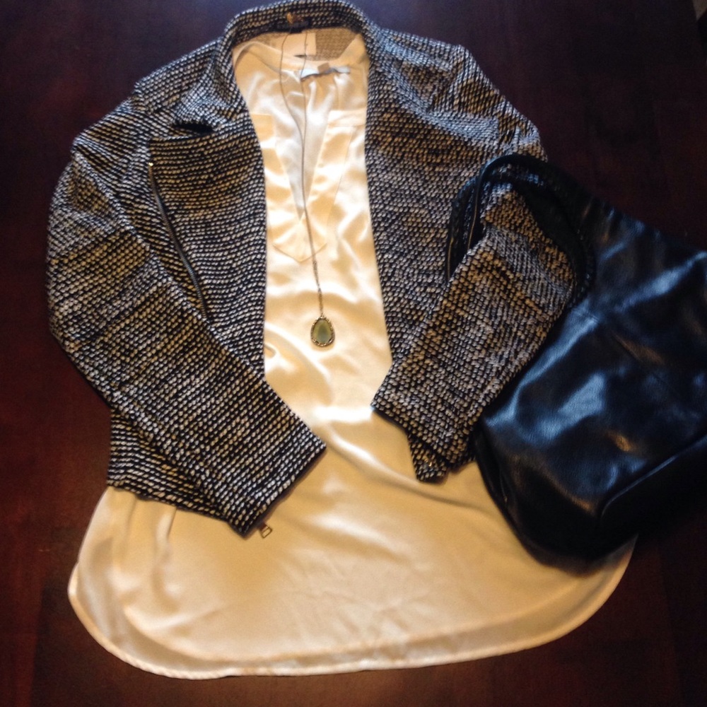 Express Knit Moto Jacket- Size L
