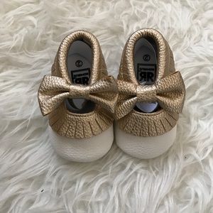 Baby Faux Leather Moccasins