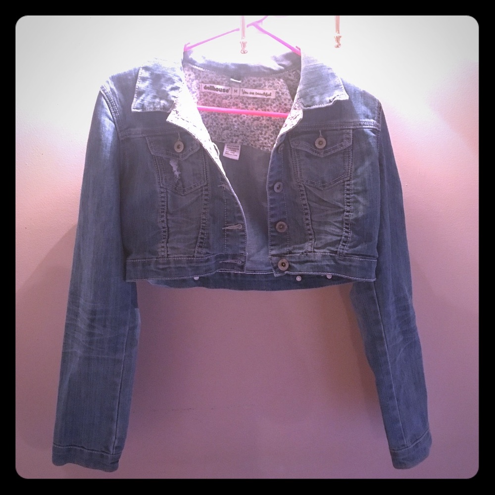 Jean jacket lightly used