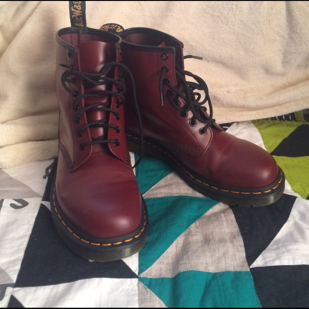 Dr. Marten's 1460 Smooth in Cherry Red