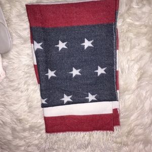 Forever 21 American Flag Oversized Scarf