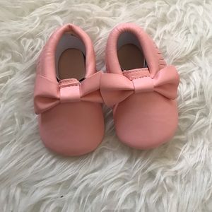 Baby Faux Leather Moccasins