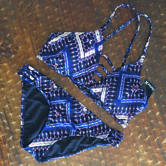 Hurley tie dye spider bikini, size L, NWT! - Picture 2 of 4