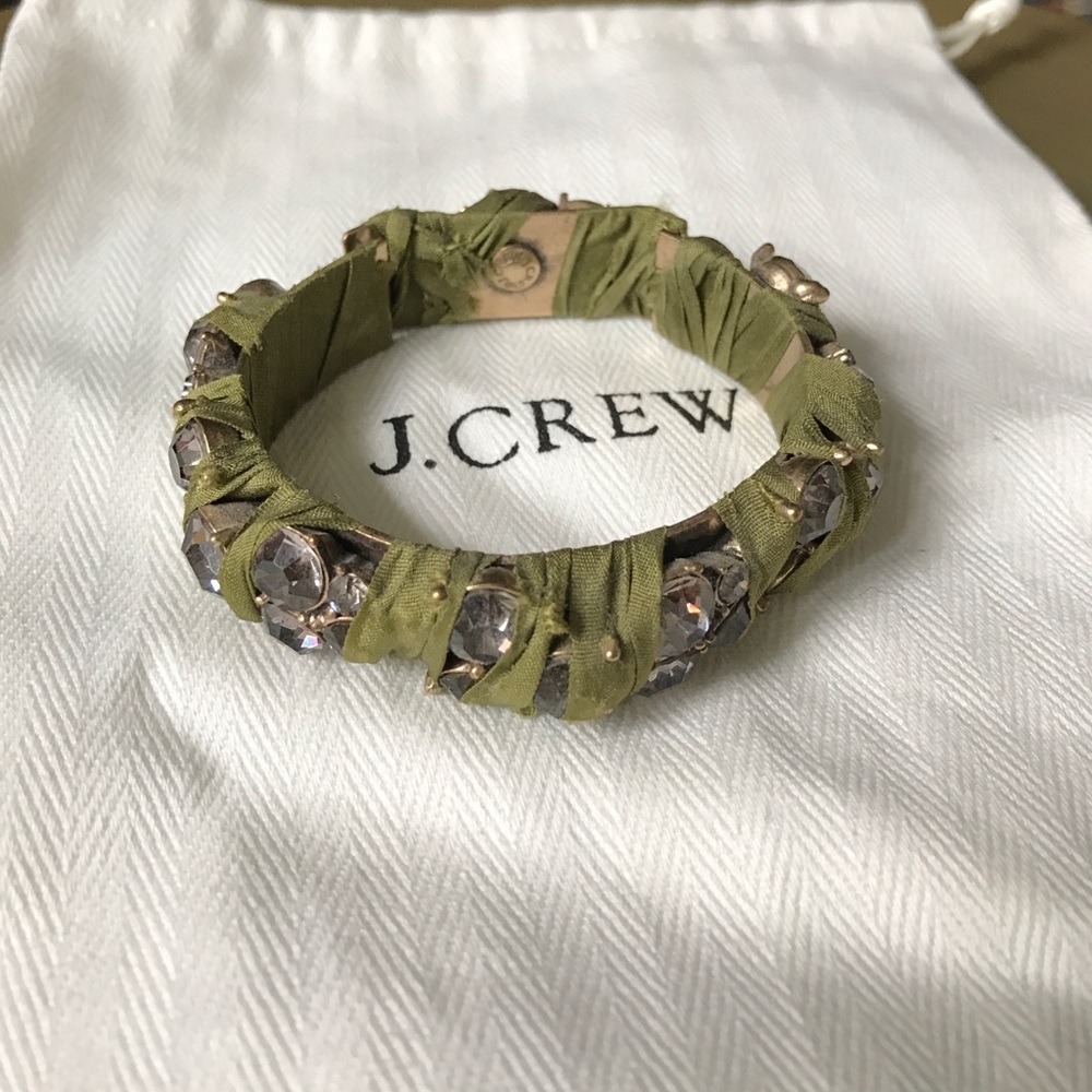 Jcrew jeweled Ribbon Bracelet