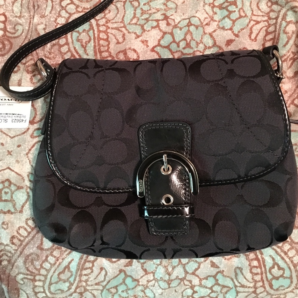 Black coach purse NWT