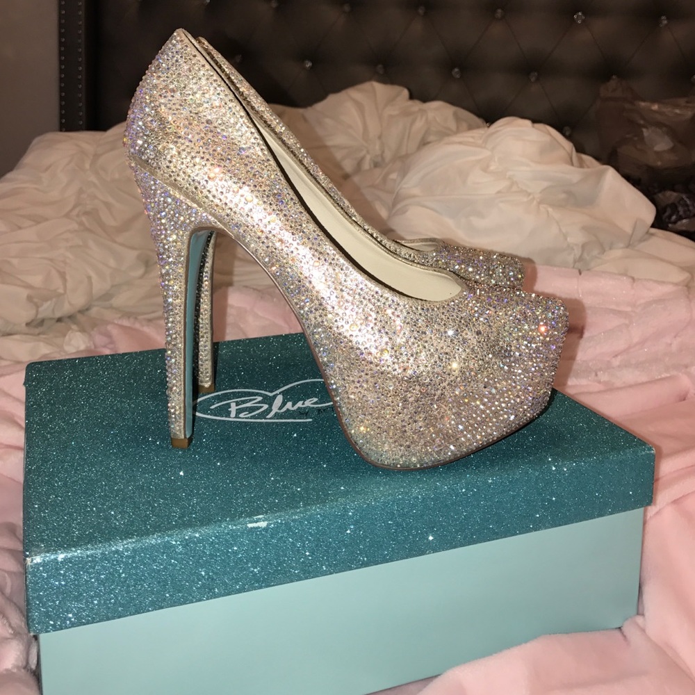 Rhinestone heels