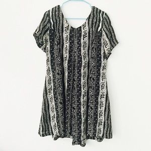TRIBAL PRINT ROMPER - THRIFTED (XL)