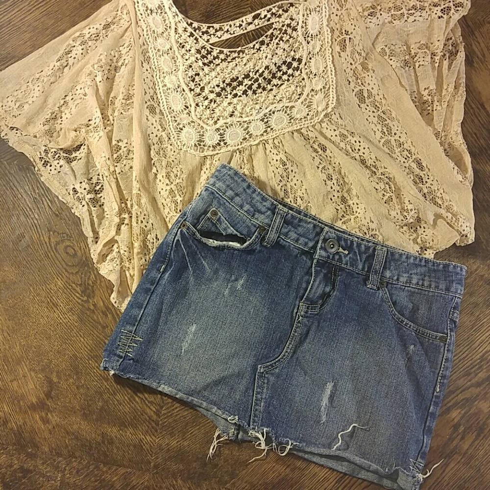 Jean Skirt