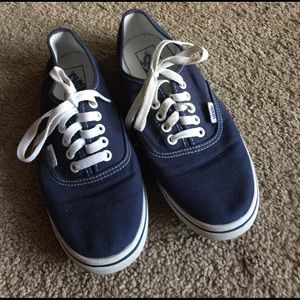 Navy Blue LIKE NEW Vans