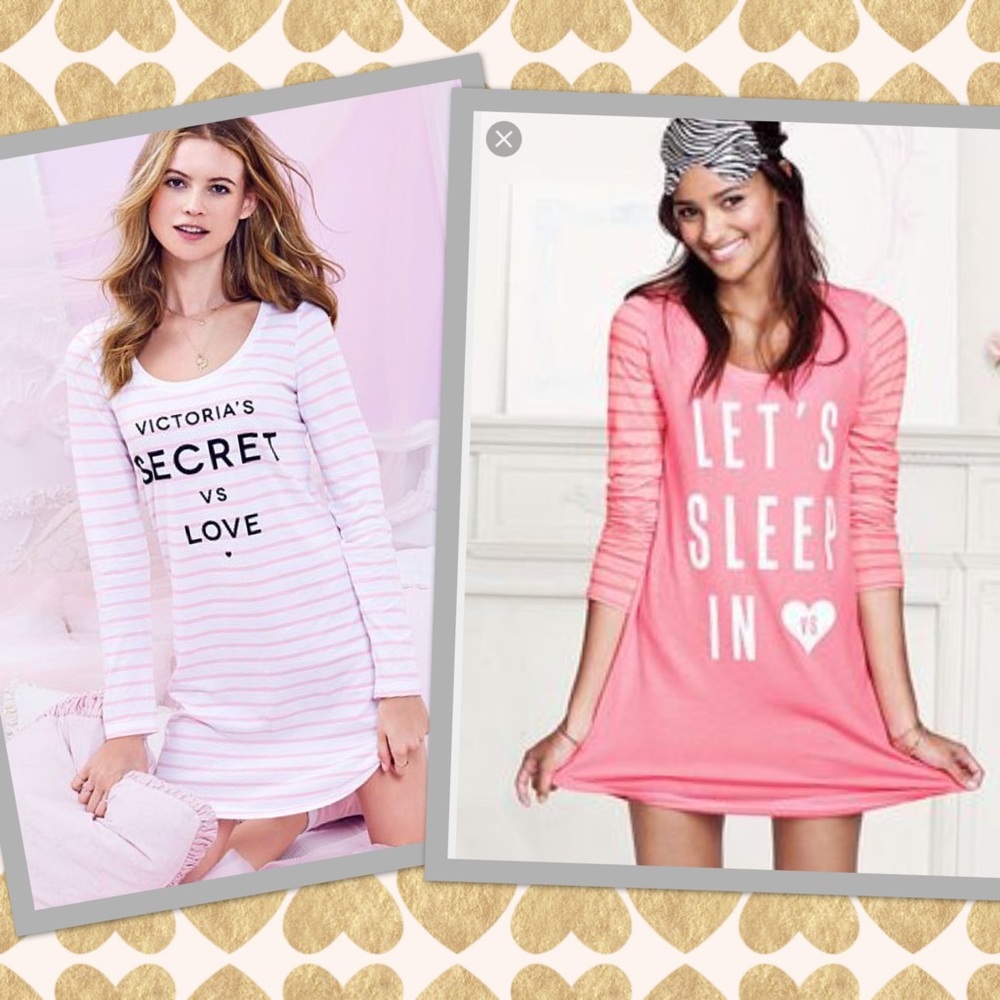 💕Brand New Victoria's Secret Sleep Shirts (M)