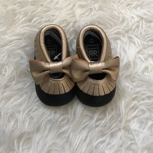 Baby Faux Leather Moccasins