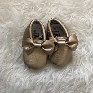 Baby Faux Leather Moccasins