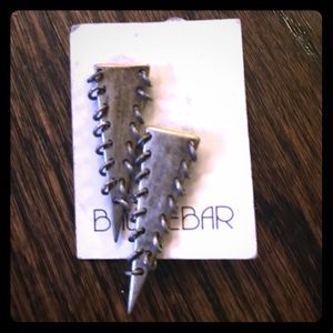 Bronze Spike Earrings from Bauble Bar
