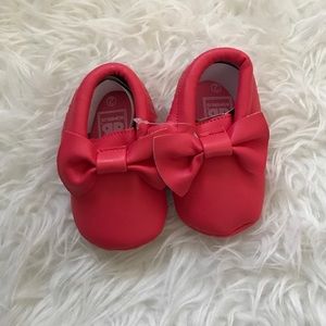 Baby Faux Leather Moccasins