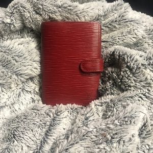 ❗️SOLD❗️Louis Vuitton red epi leather pm agenda