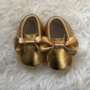 Baby Faux Leather Moccasins