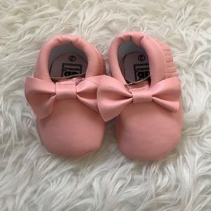 Baby Faux Leather Moccasins