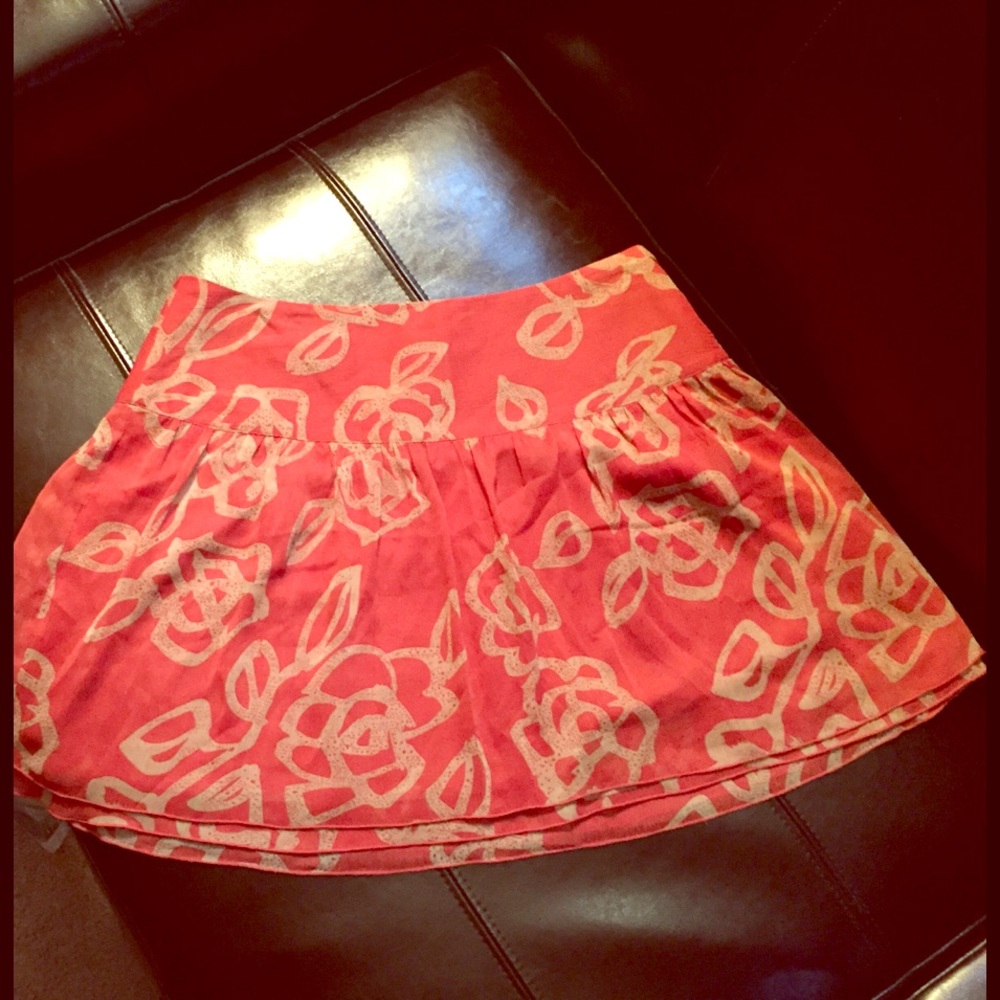 Kensie layered mini-skirt
