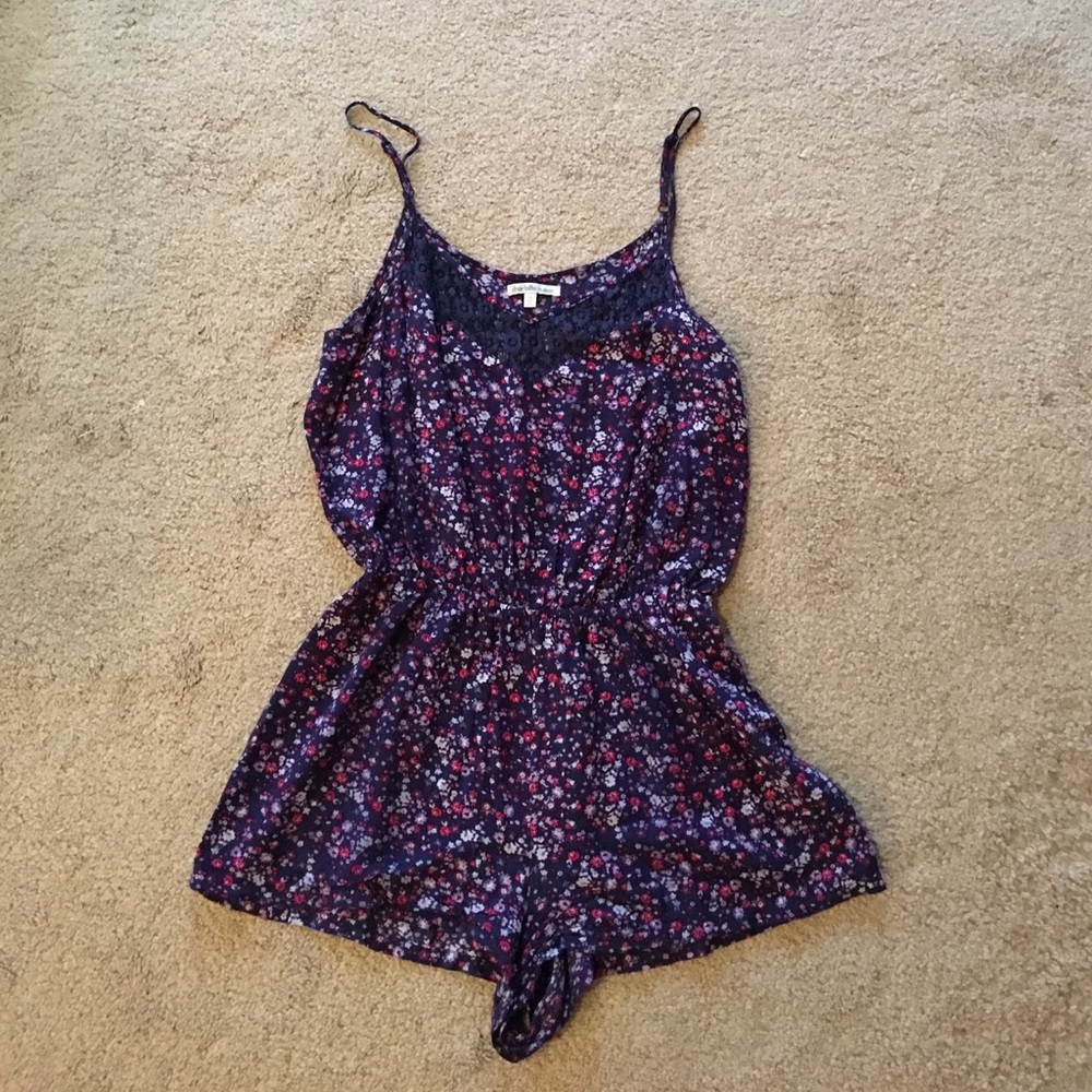Charlotte Russe floral romper