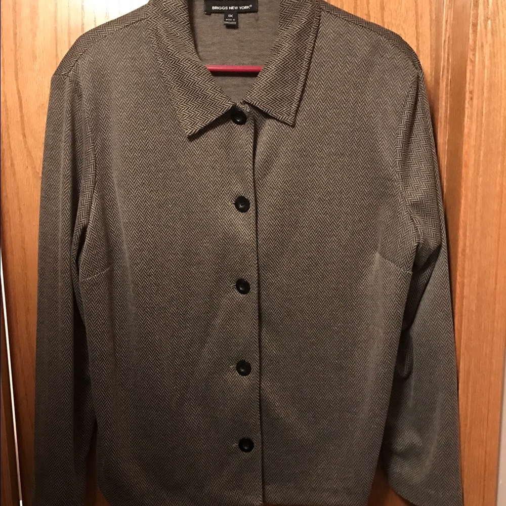 Taupe with Black Chevron Jacket