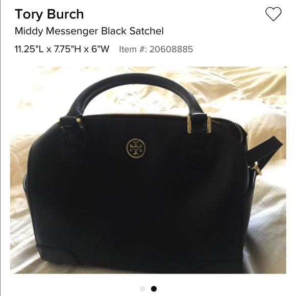 Tory Burch Handbags - Tory Burch Saffiano Robinson Middy Satchel