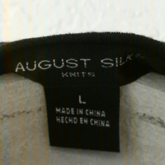 NWOT August Silk Cardigan with built in camisole - Picture 3 of 4