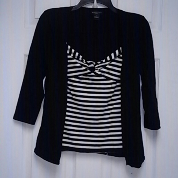 NWOT August Silk Cardigan with built in camisole - Picture 4 of 4