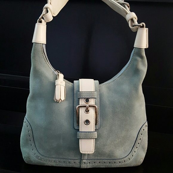 Coach Suede Leather Purse - Picture 2 of 7