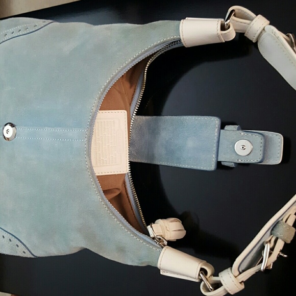 Coach Suede Leather Purse - Picture 6 of 7