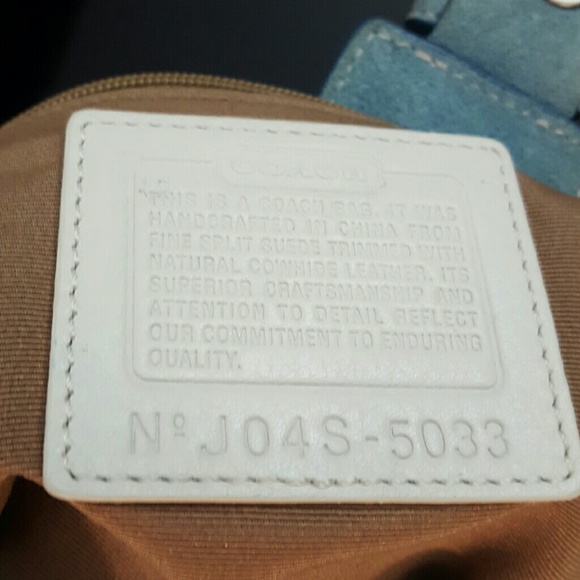 Coach Suede Leather Purse - Picture 7 of 7