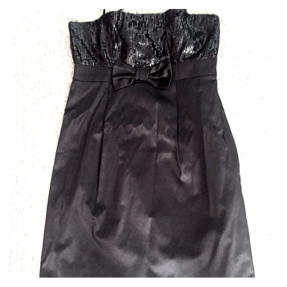 Sequin black dress
