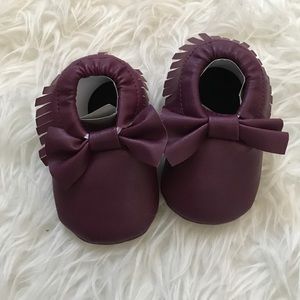 Baby Faux Leather Moccasins