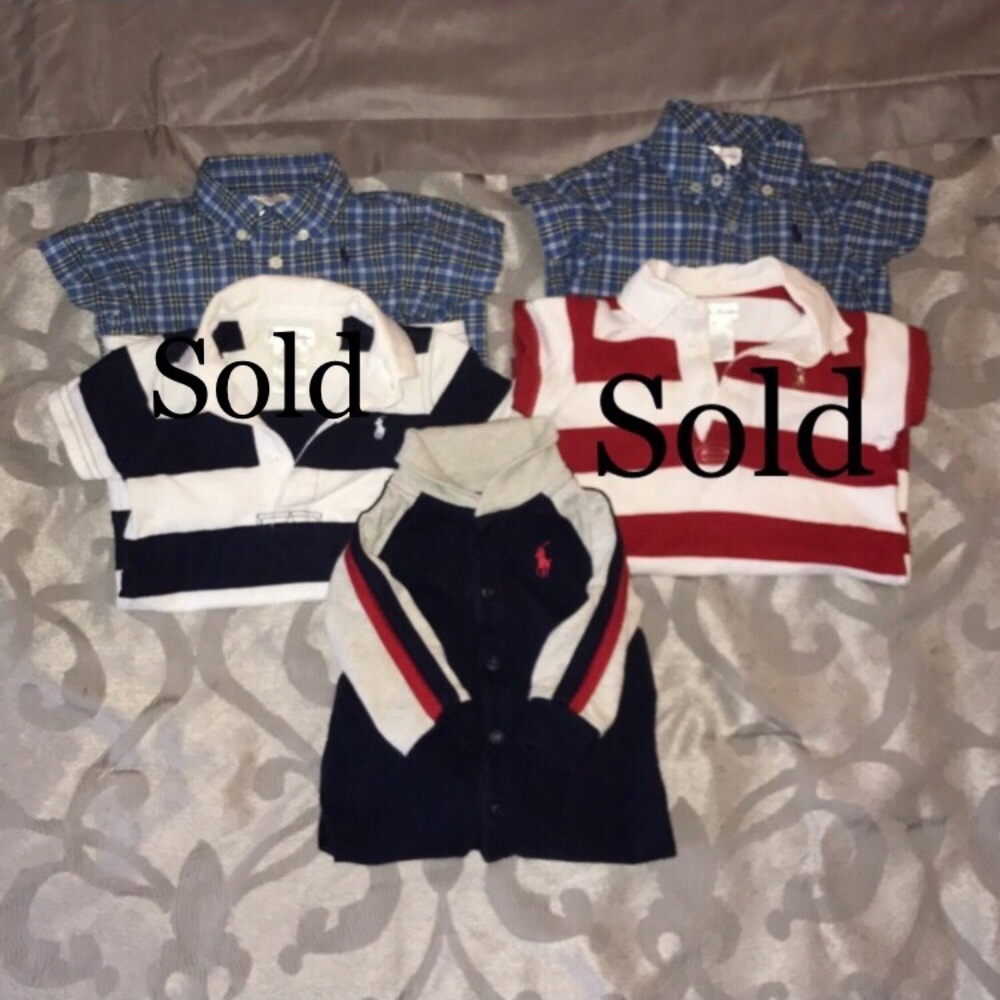 4 Ralph Lauren Romper bundle