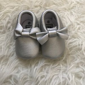 Baby Faux Leather Moccasins