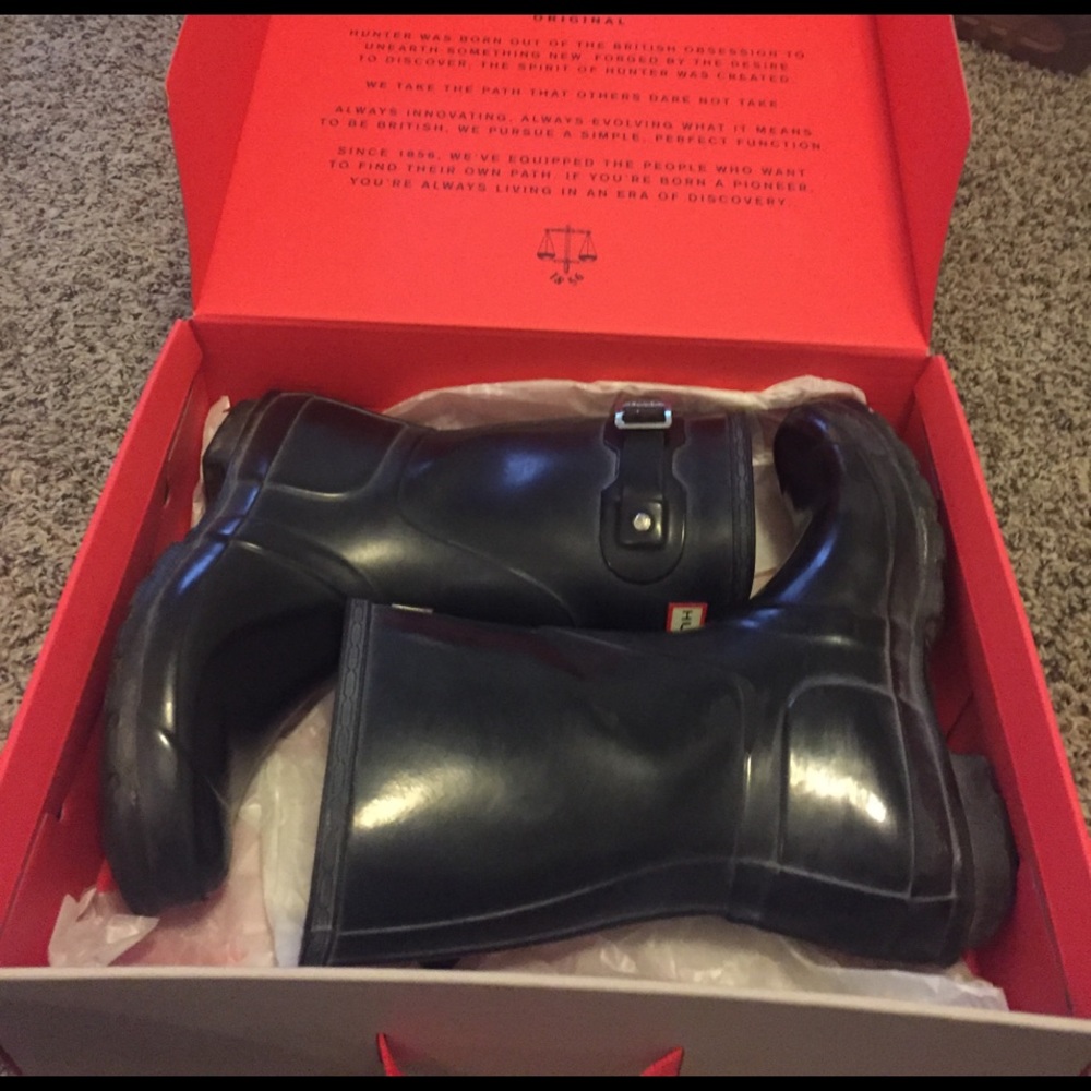 REPOSH Hunter Original Short black rain boots