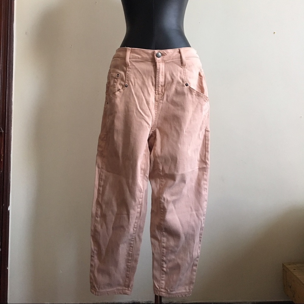 Helmet Lang Blush Pink Boyfriend Slouchy Jean