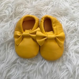 Baby Faux Leather Moccasins