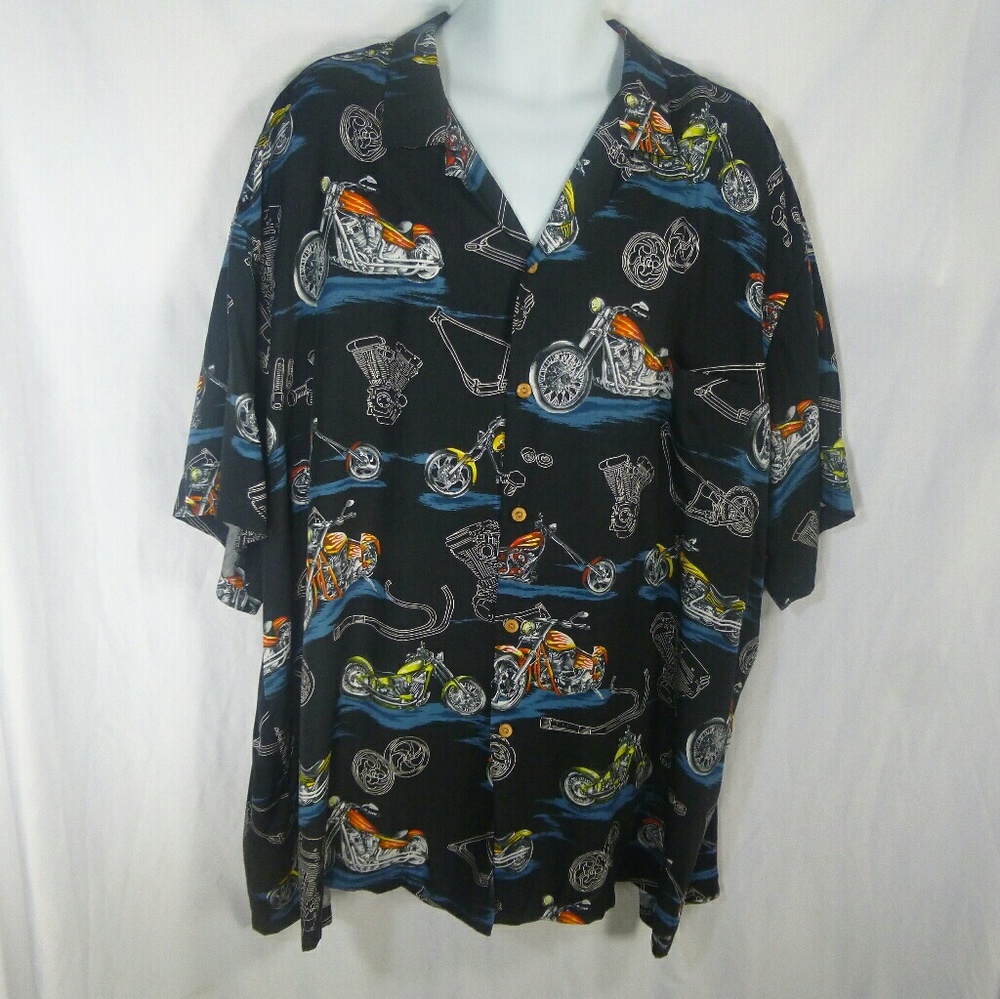 Used Paradise Found 4XL Chopper Hawaiian Shirt