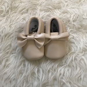 Baby Faux Leather Moccasins