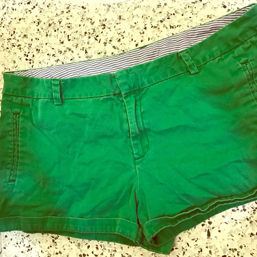 Green Chino Shorts