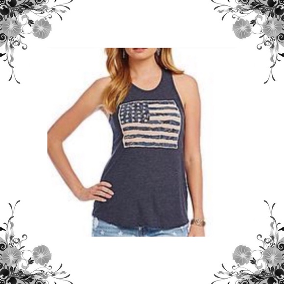 {Lucky Brand} Patriotic American Flag Tank - Picture 5 of 5