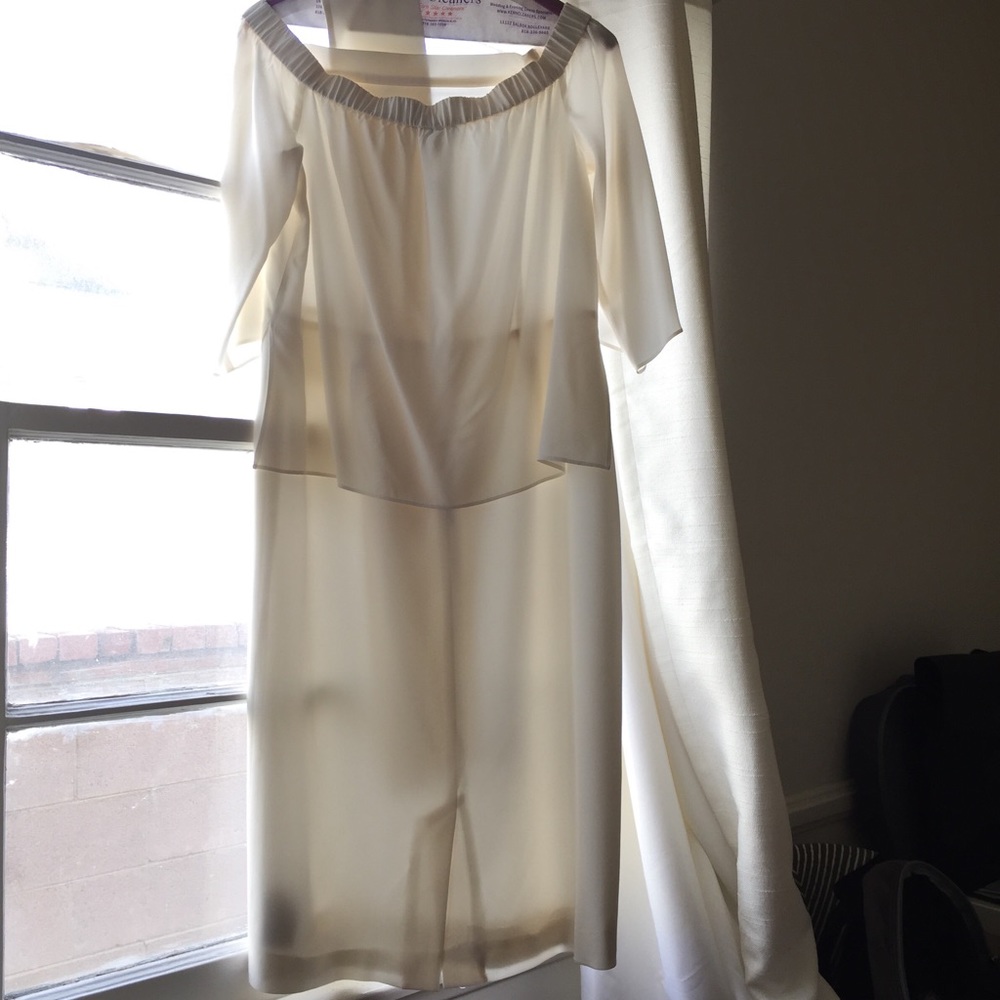 Tibi Heavy Silk Off the Shoulder Dress *HOST PICK* - Picture 4 of 6