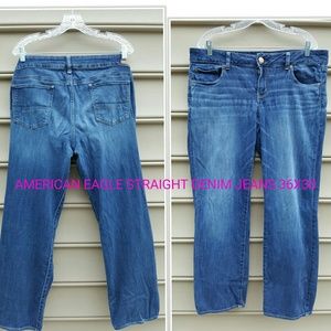 AMERICAN EAGLE STRAIGHT LEG DENIM JEANS