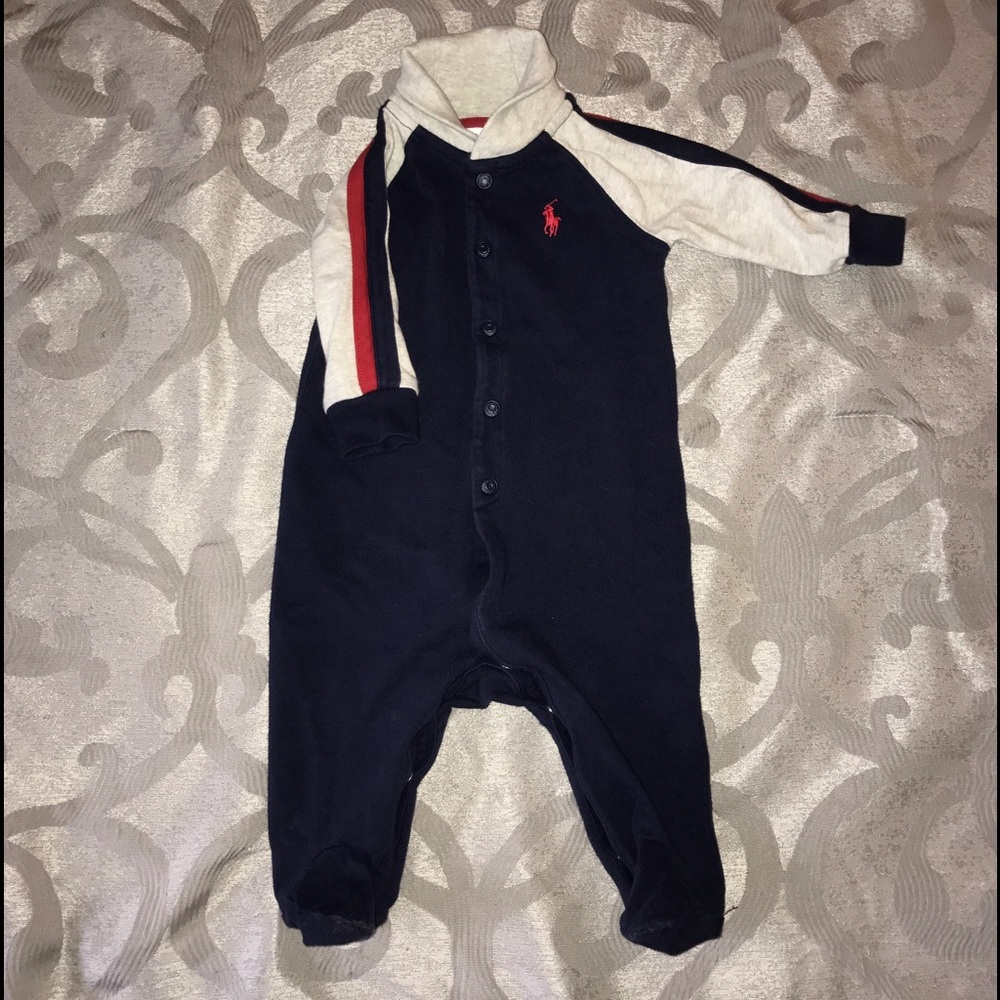 Ralph Lauren Footed Romper Size 3M