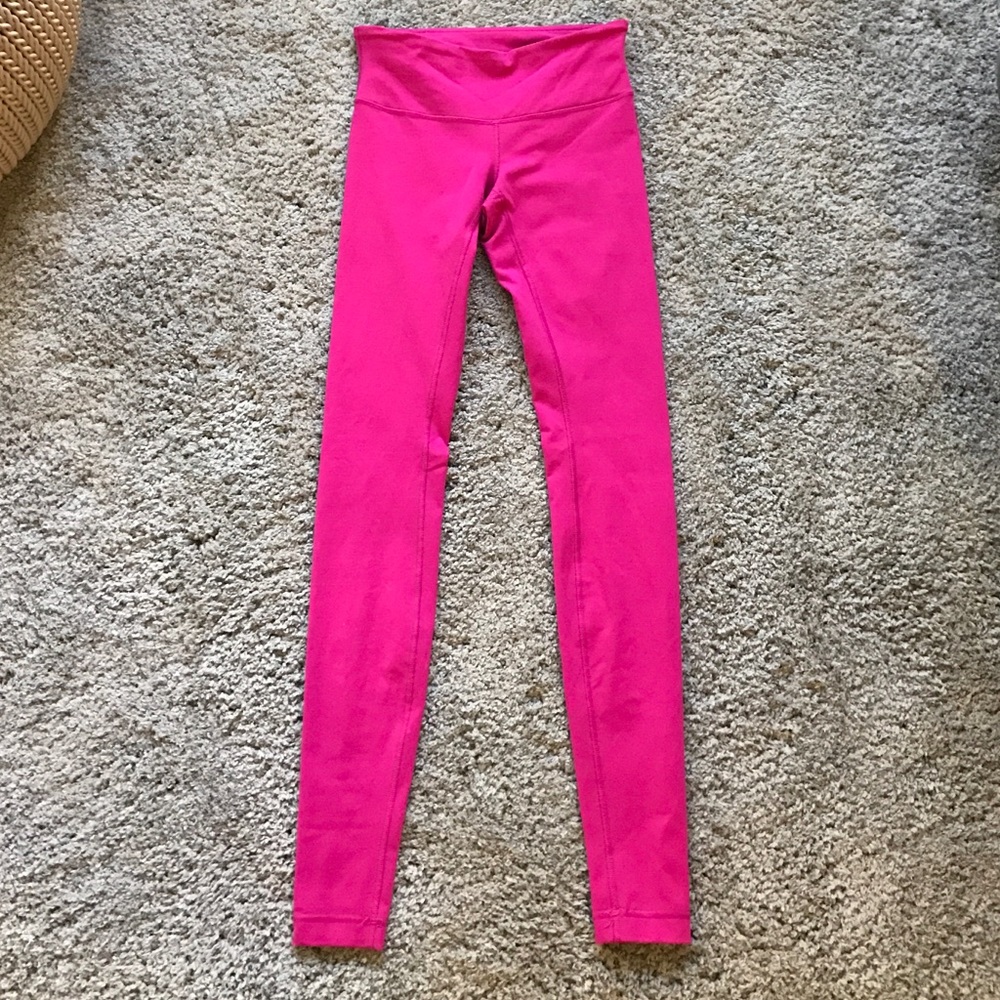 Lululemon pink full leggings